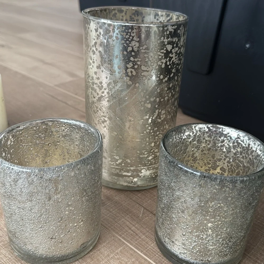 Set of candle holders